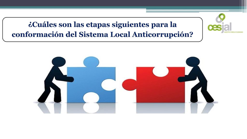 ¿Cuáles son las etapas siguientes para la conformación del Sistema Local Anticorrupción