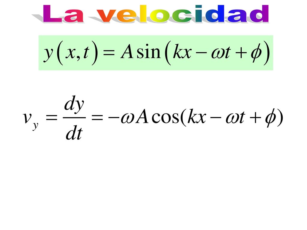 La velocidad