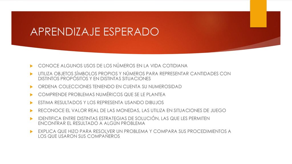 APRENDIZAJE ESPERADO CONOCE ALGUNOS USOS DE LOS NÚMEROS EN LA VIDA COTIDIANA.