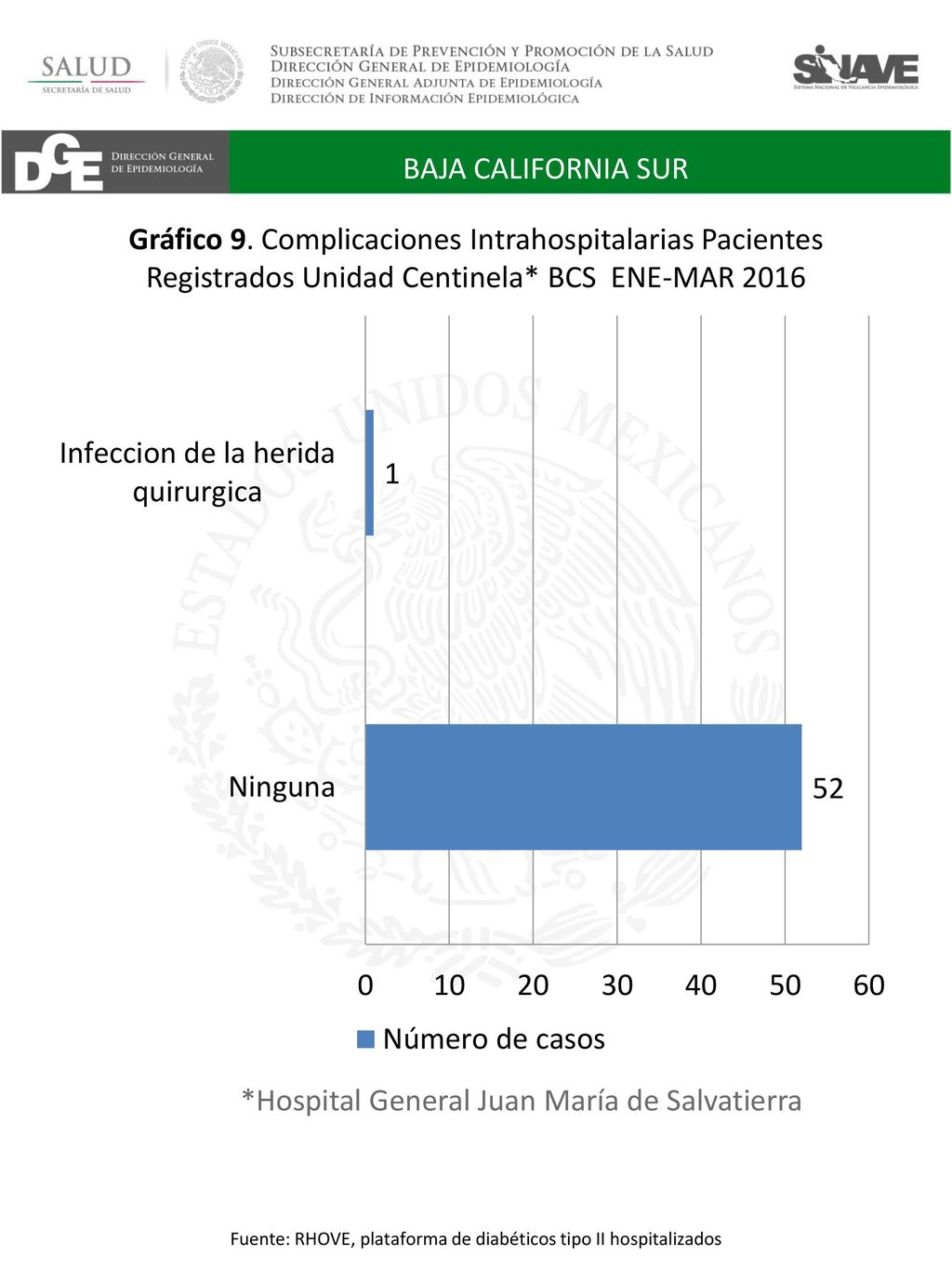 Fuente: RHOVE, plataforma de diabéticos tipo II hospitalizados