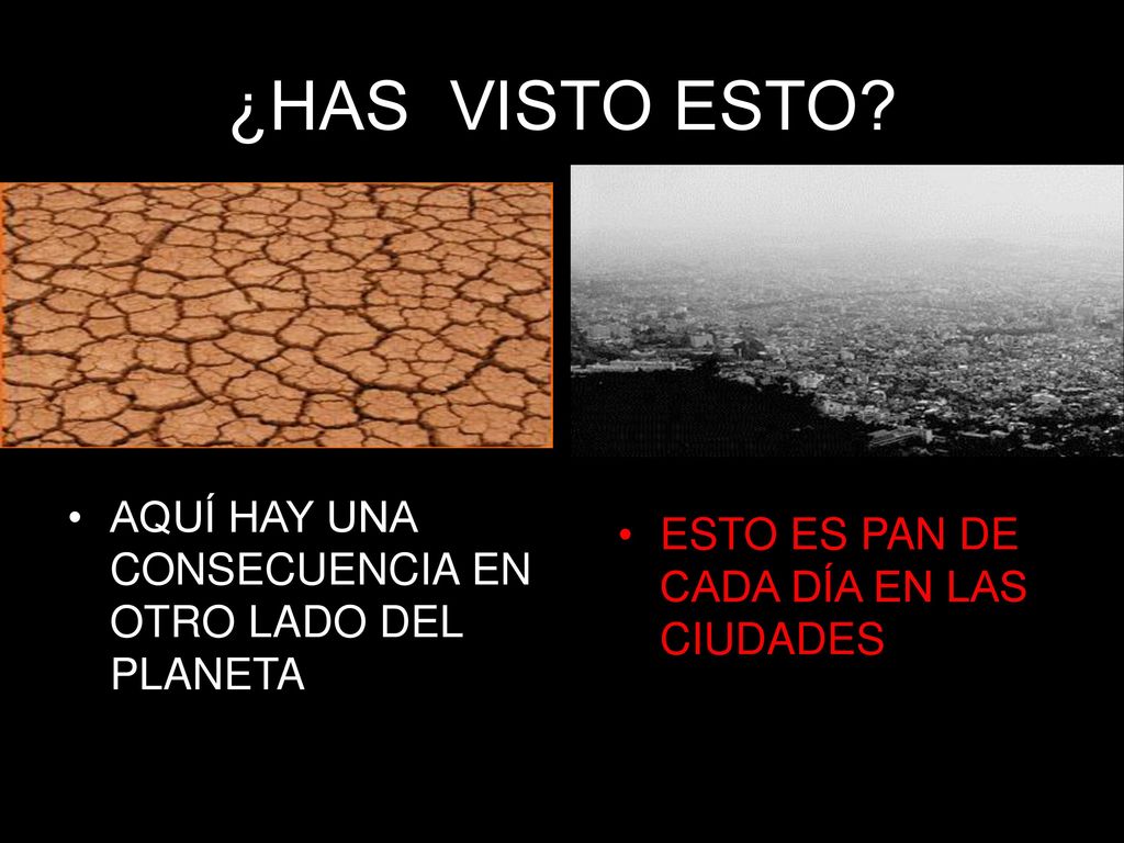 ¿HAS VISTO ESTO AQUÍ HAY UNA CONSECUENCIA EN OTRO LADO DEL PLANETA