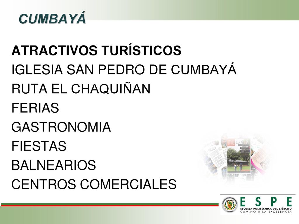 CUMBAYÁ ATRACTIVOS TURÍSTICOS IGLESIA SAN PEDRO DE CUMBAYÁ RUTA EL CHAQUIÑAN FERIAS GASTRONOMIA FIESTAS BALNEARIOS CENTROS COMERCIALES