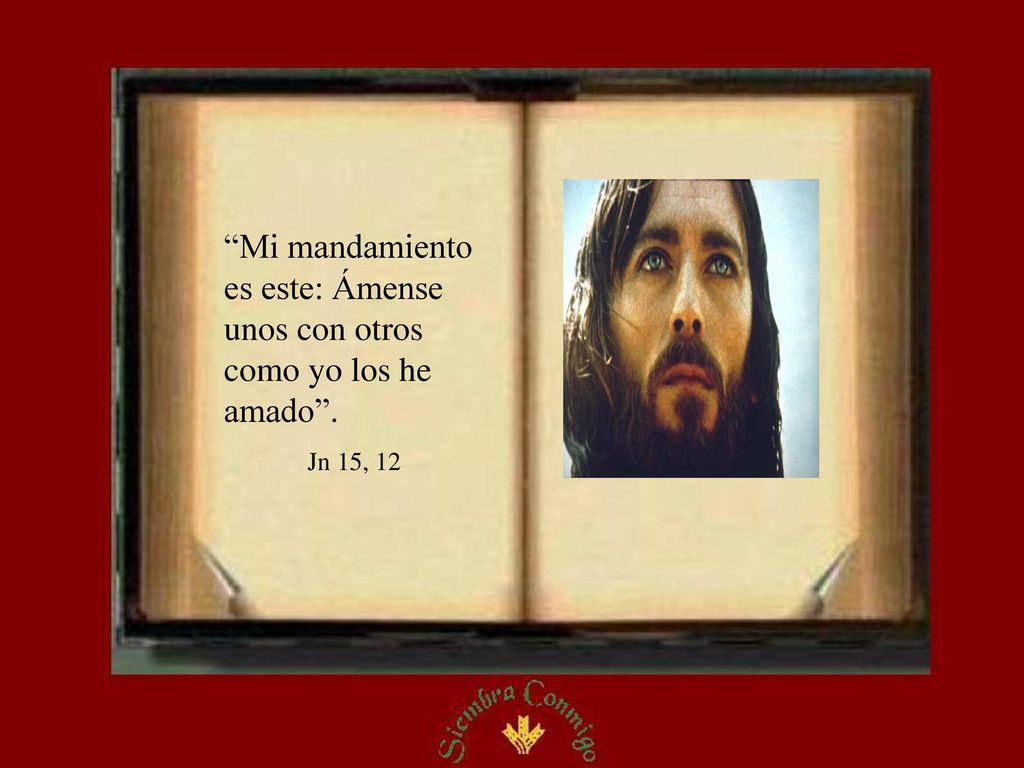 Mi mandamiento es este: Ámense unos con otros como yo los he amado .