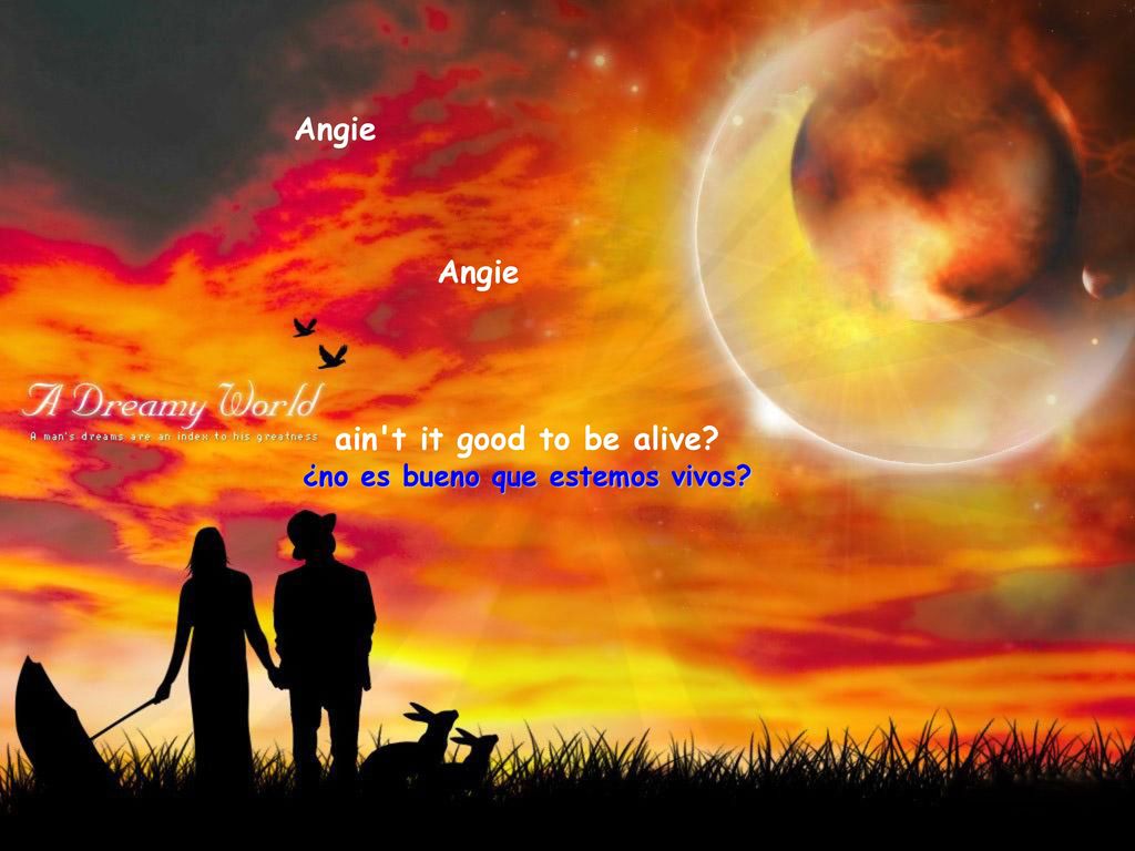 ain t it good to be alive ¿no es bueno que estemos vivos