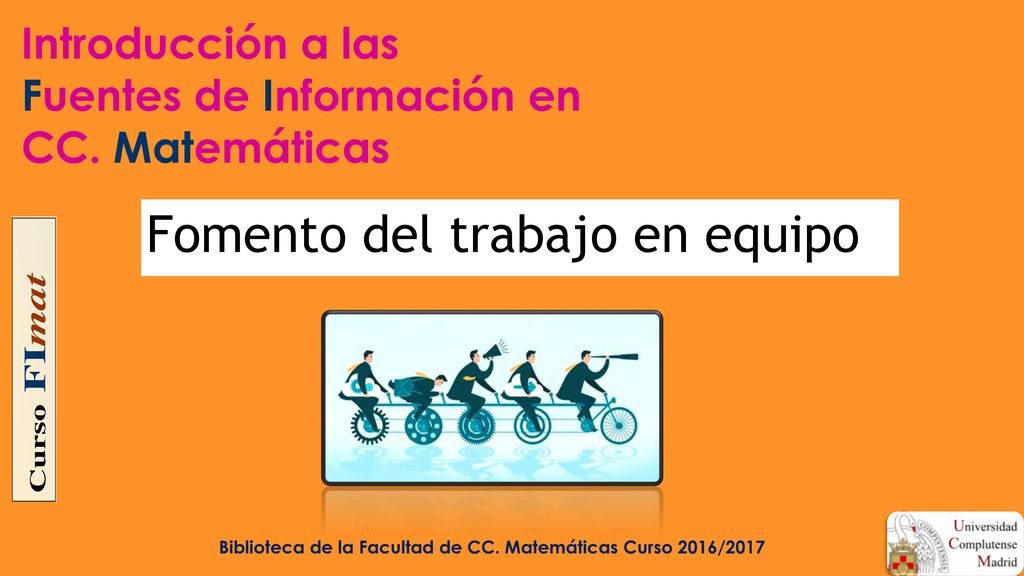Introducción a las Fuentes de Información en CC. Matemáticas
