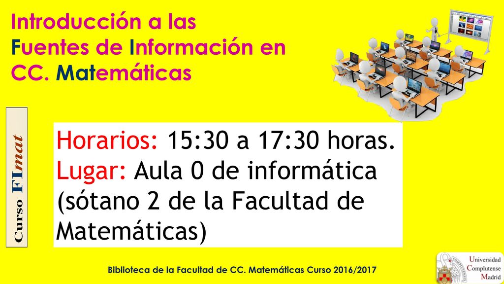 Introducción a las Fuentes de Información en CC. Matemáticas