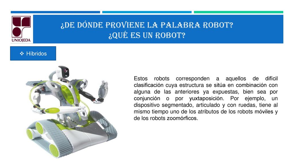 ¿De dónde proviene la palabra robot ¿Qué es un robot
