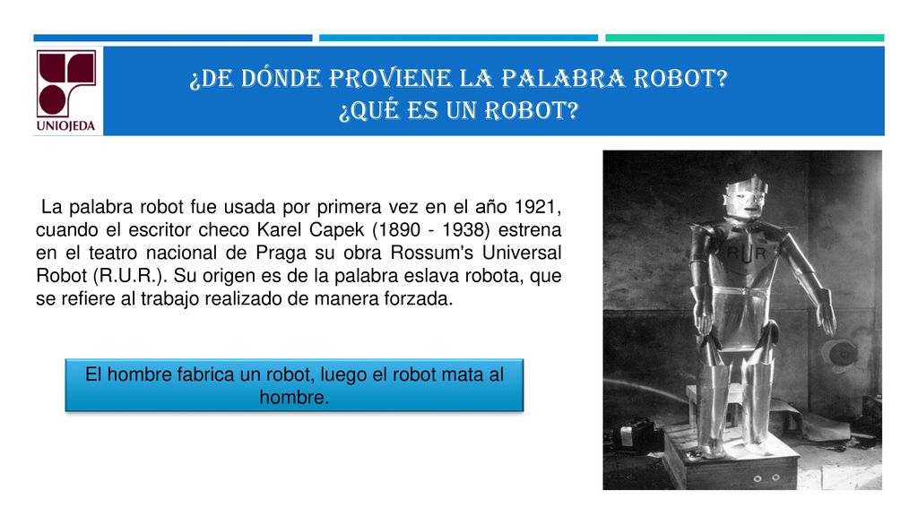 ¿De dónde proviene la palabra robot ¿Qué es un robot
