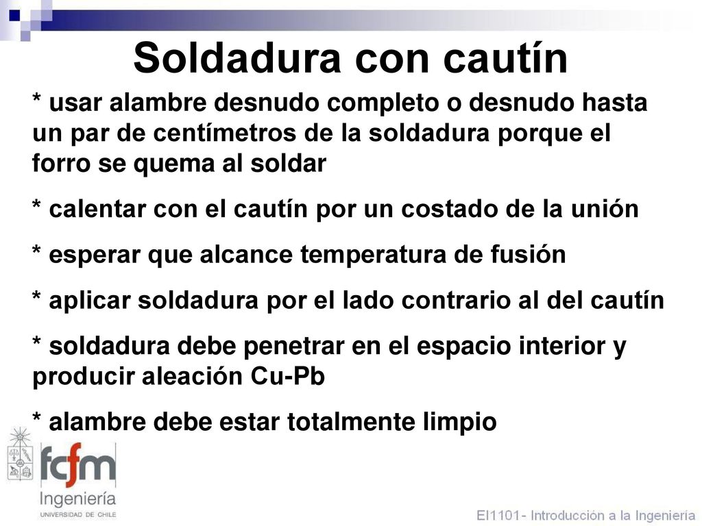 Soldadura con cautín * usar alambre desnudo completo o desnudo hasta un par de centímetros de la soldadura porque el forro se quema al soldar.