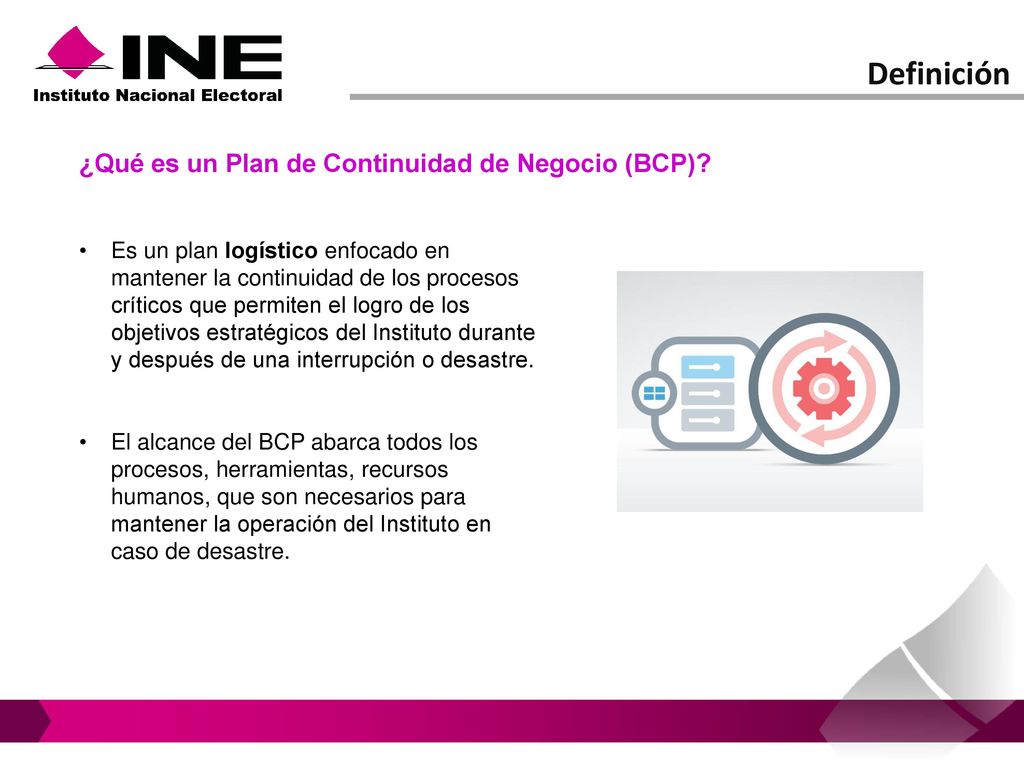 Definición ¿Qué es un Plan de Continuidad de Negocio (BCP)