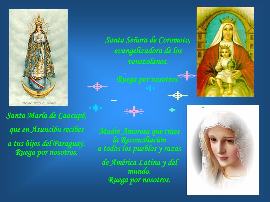 que en Asunción recibes a tus hijos del Paraguay. Ruega por nosotros.