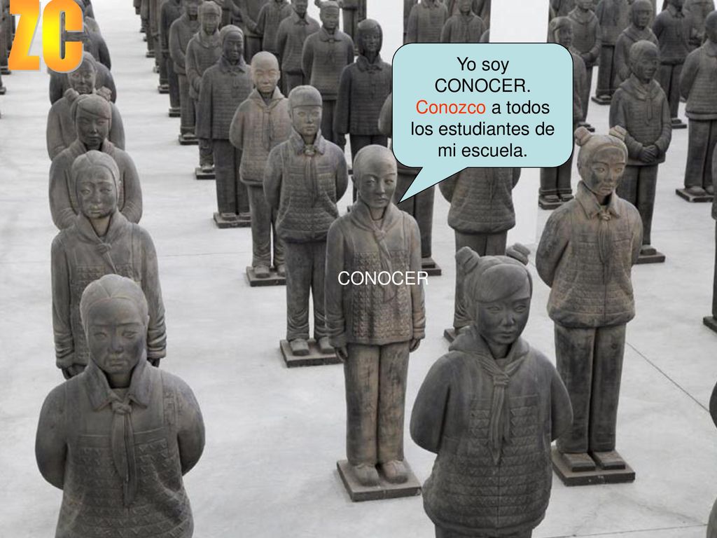 Yo soy CONOCER. Conozco a todos los estudiantes de mi escuela.