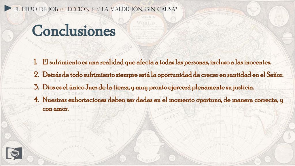 El libro de Job // Lección 6 // La maldición, ¿sin causa