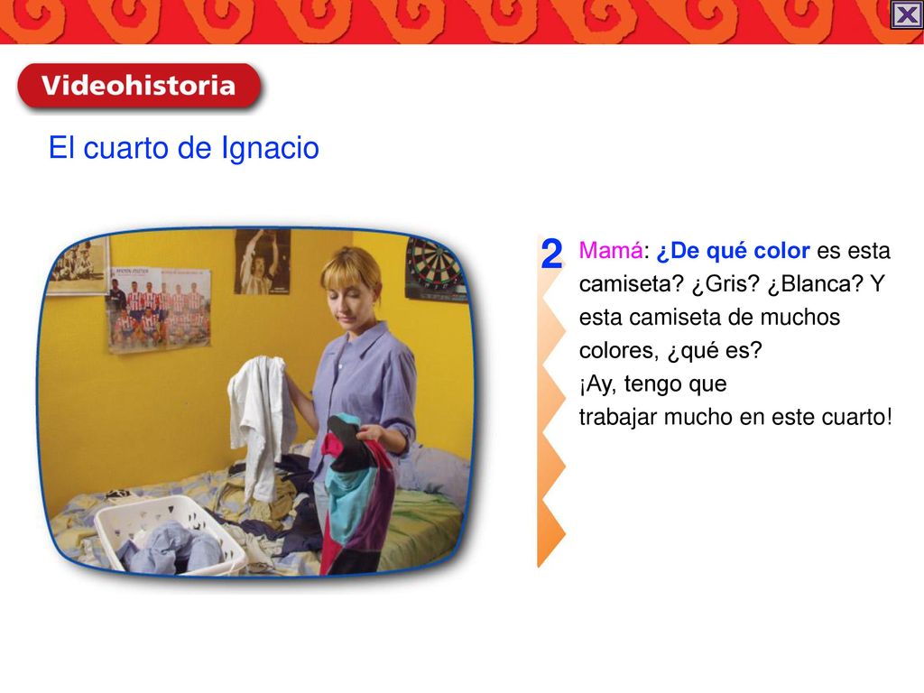 2 El cuarto de Ignacio Mamá: ¿De qué color es esta
