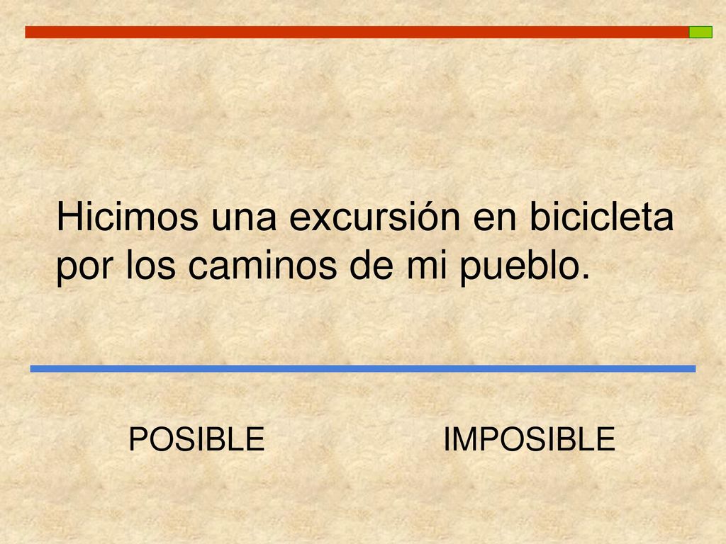 Hicimos una excursión en bicicleta por los caminos de mi pueblo.