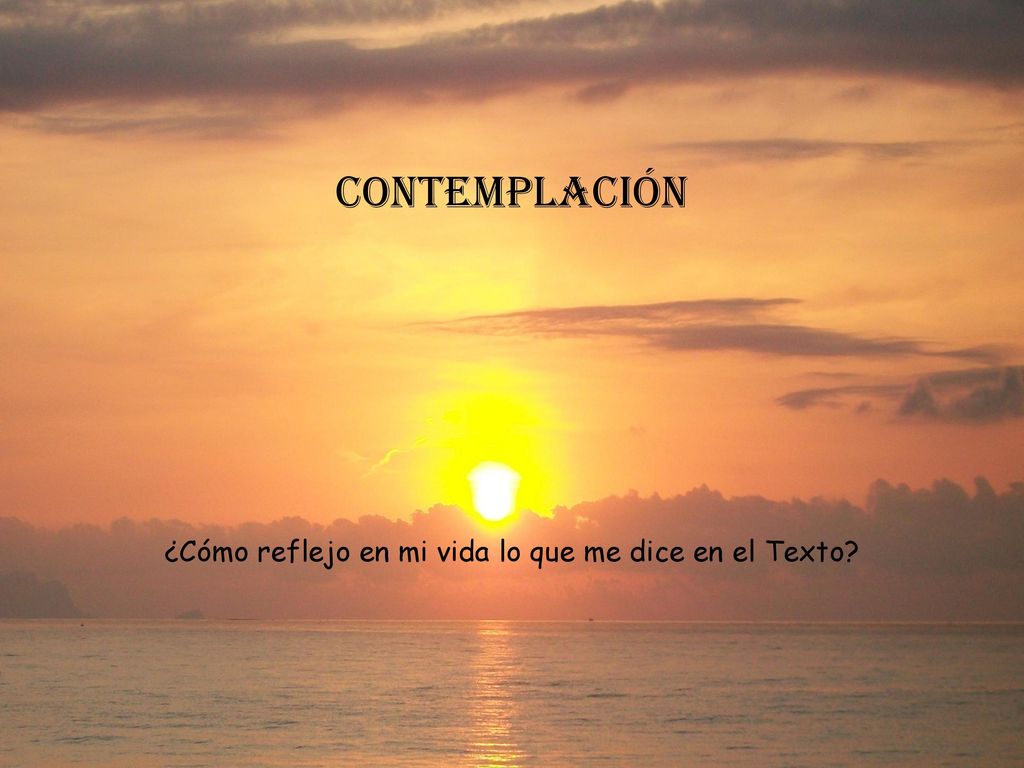 ¿Cómo reflejo en mi vida lo que me dice en el Texto