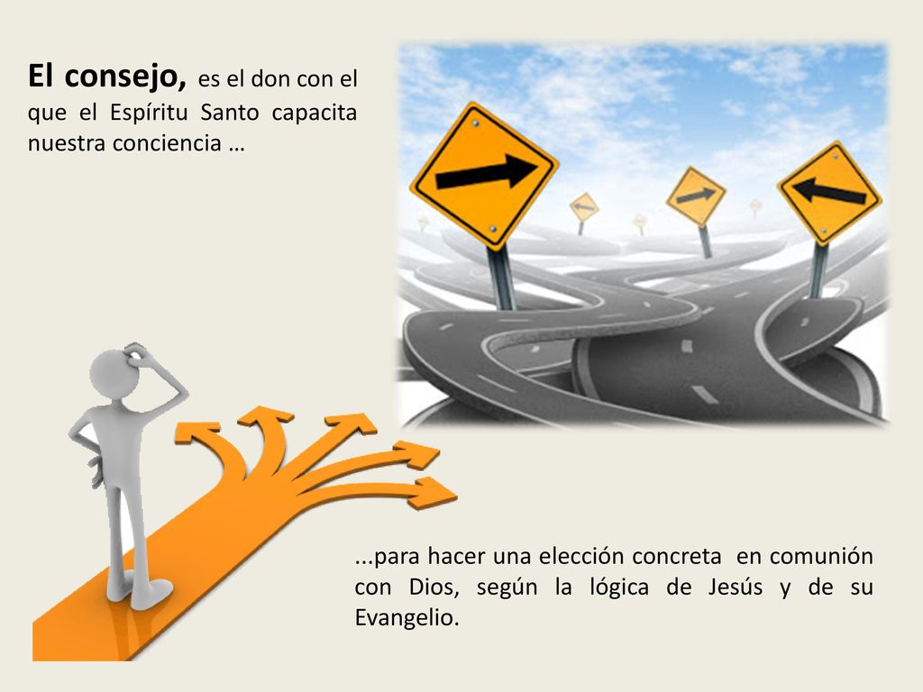 El consejo, es el don con el que el Espíritu Santo capacita nuestra conciencia …
