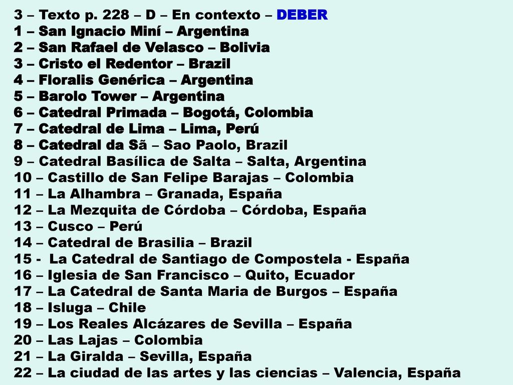 3 – Texto p. 228 – D – En contexto – DEBER