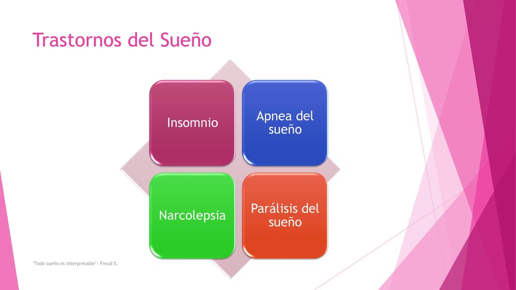 Trastornos del Sueño Apnea del sueño Insomnio Parálisis del sueño