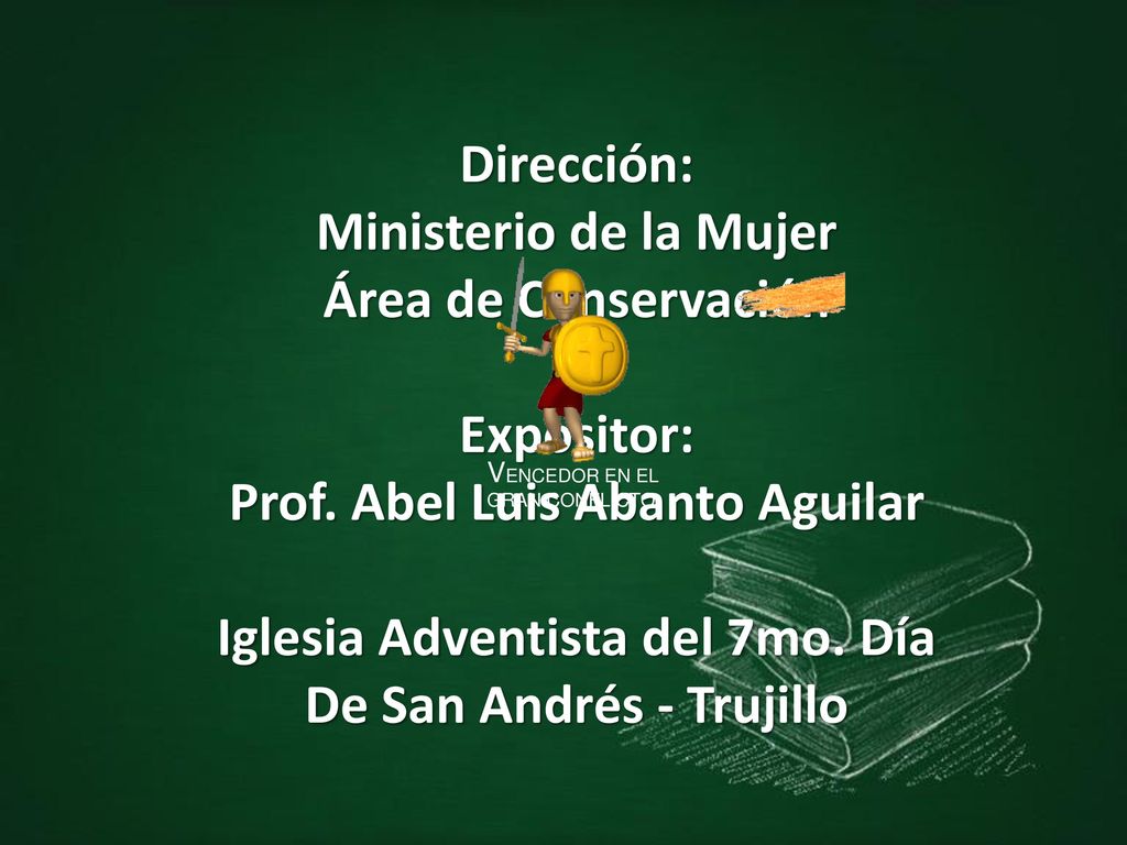 Prof. Abel Luis Abanto Aguilar Iglesia Adventista del 7mo. Día