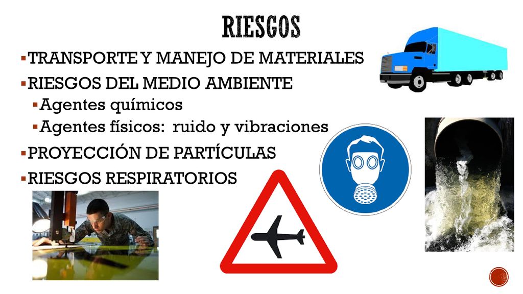 riesgos TRANSPORTE Y MANEJO DE MATERIALES RIESGOS DEL MEDIO AMBIENTE