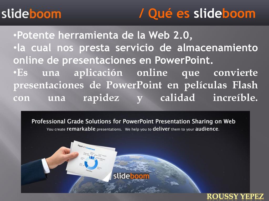 / Qué es slideboom Potente herramienta de la Web 2.0,