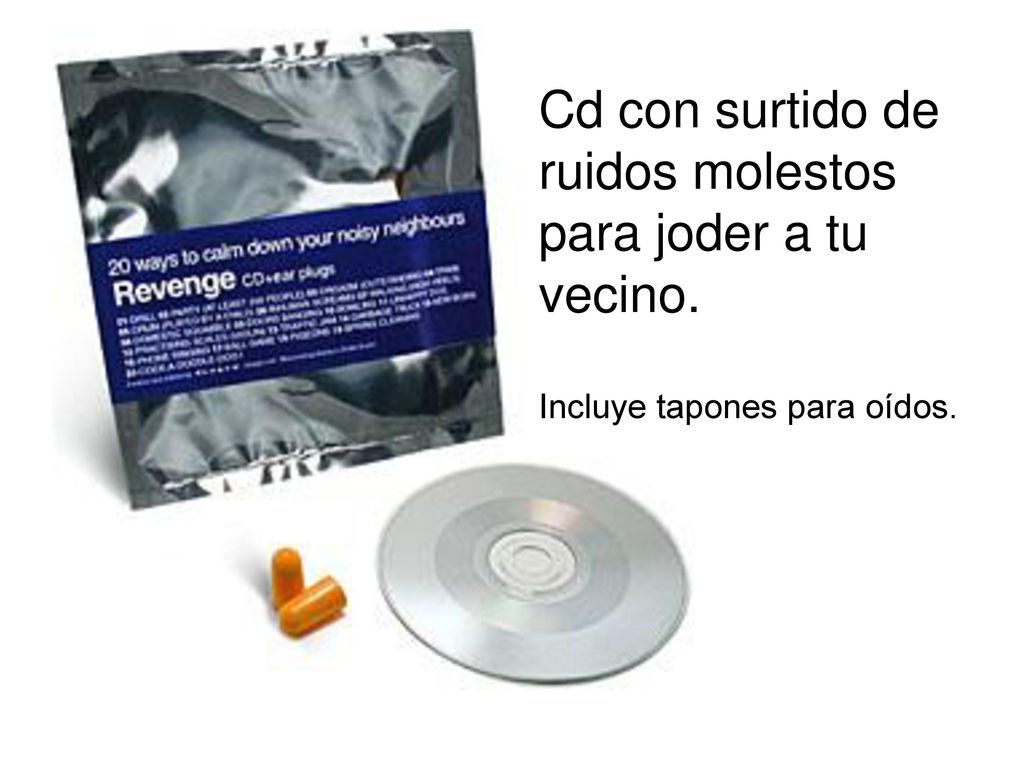 Cd con surtido de ruidos molestos para joder a tu vecino