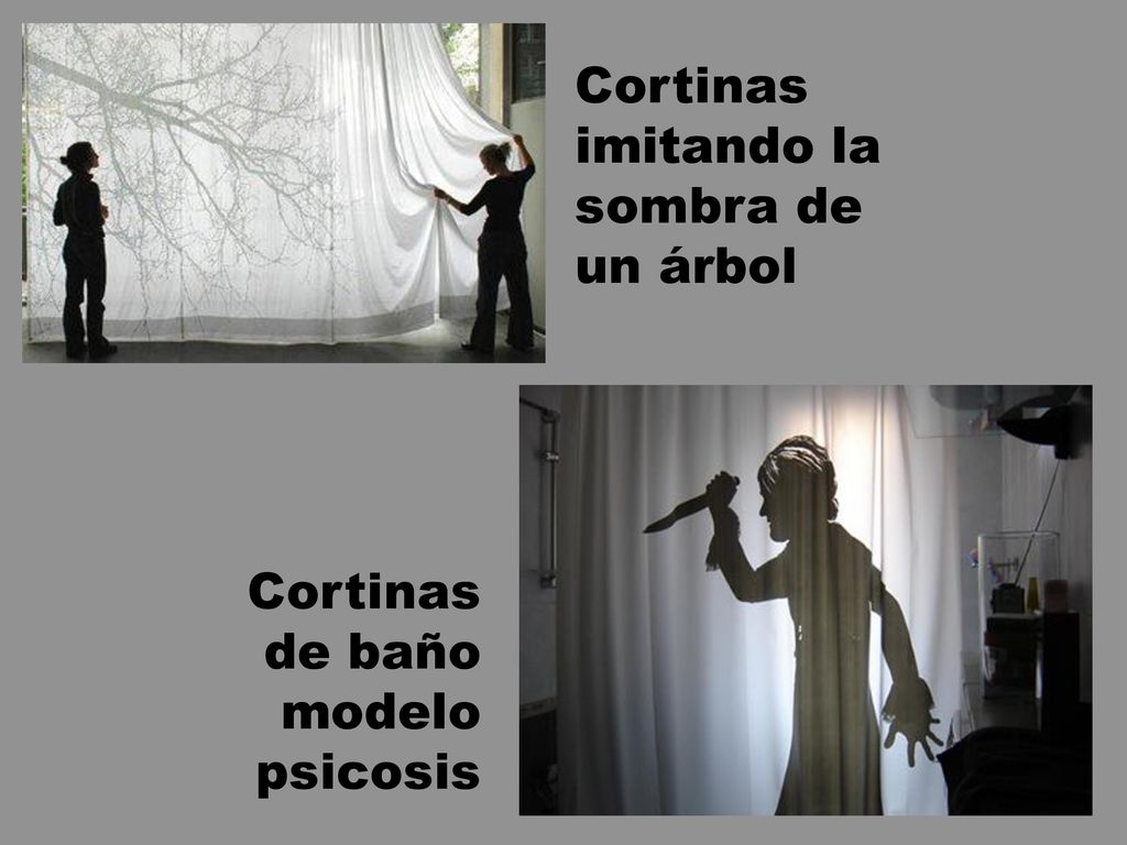 Cortinas imitando la sombra de un árbol