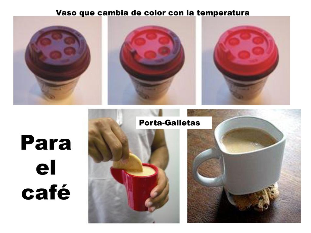 Para el café Vaso que cambia de color con la temperatura