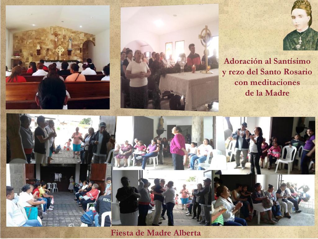 Adoración al Santísimo y rezo del Santo Rosario con meditaciones