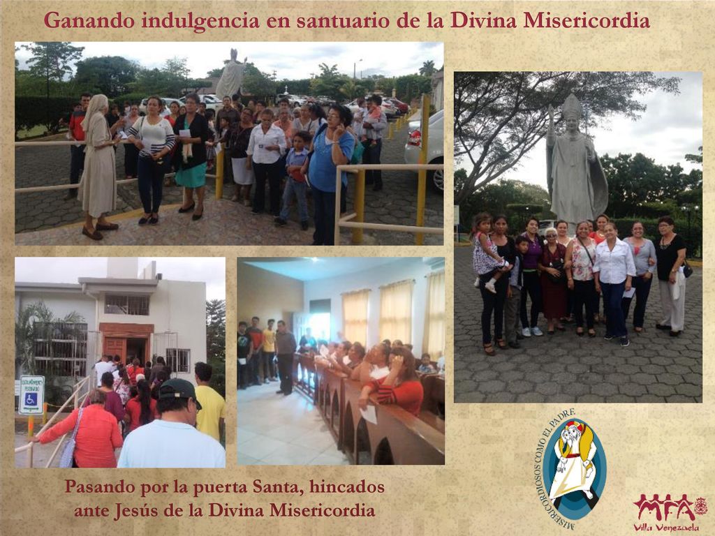 Ganando indulgencia en santuario de la Divina Misericordia
