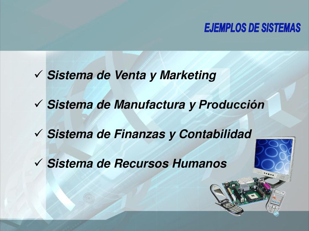 EJEMPLOS DE SISTEMAS Sistema de Venta y Marketing