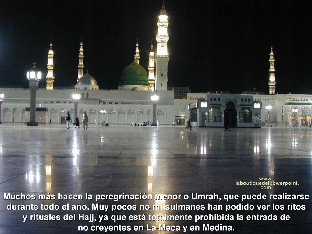 Muchos más hacen la peregrinación menor o Umrah, que puede realizarse