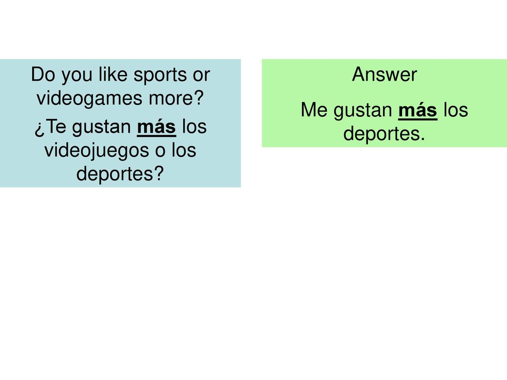 Do you like sports or videogames more