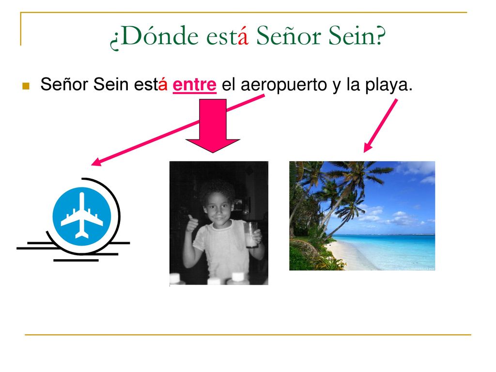 ¿Dónde está Señor Sein Señor Sein está entre el aeropuerto y la playa.