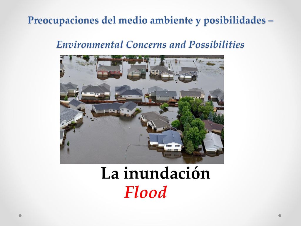 Preocupaciones del medio ambiente y posibilidades – Environmental Concerns and Possibilities
