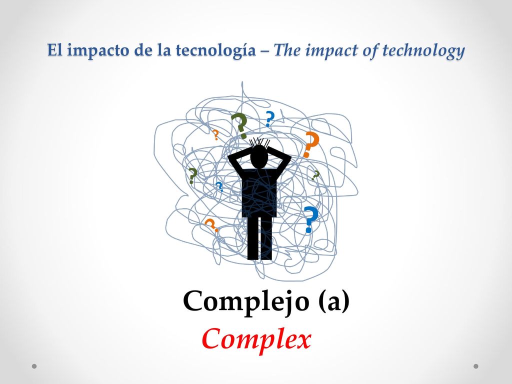 El impacto de la tecnología – The impact of technology