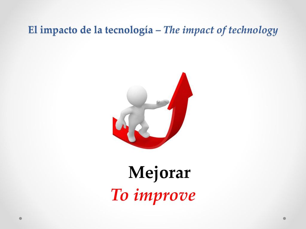 El impacto de la tecnología – The impact of technology