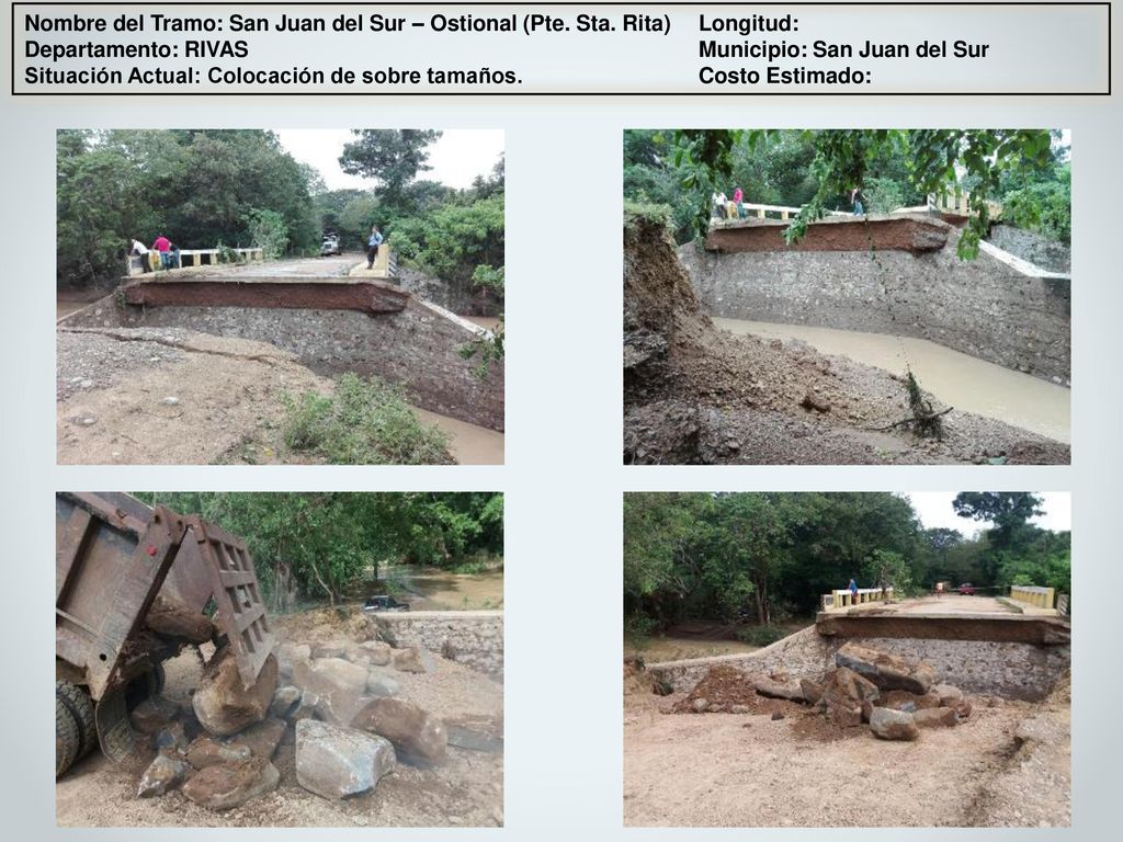 Nombre del Tramo: San Juan del Sur – Ostional (Pte. Sta. Rita)