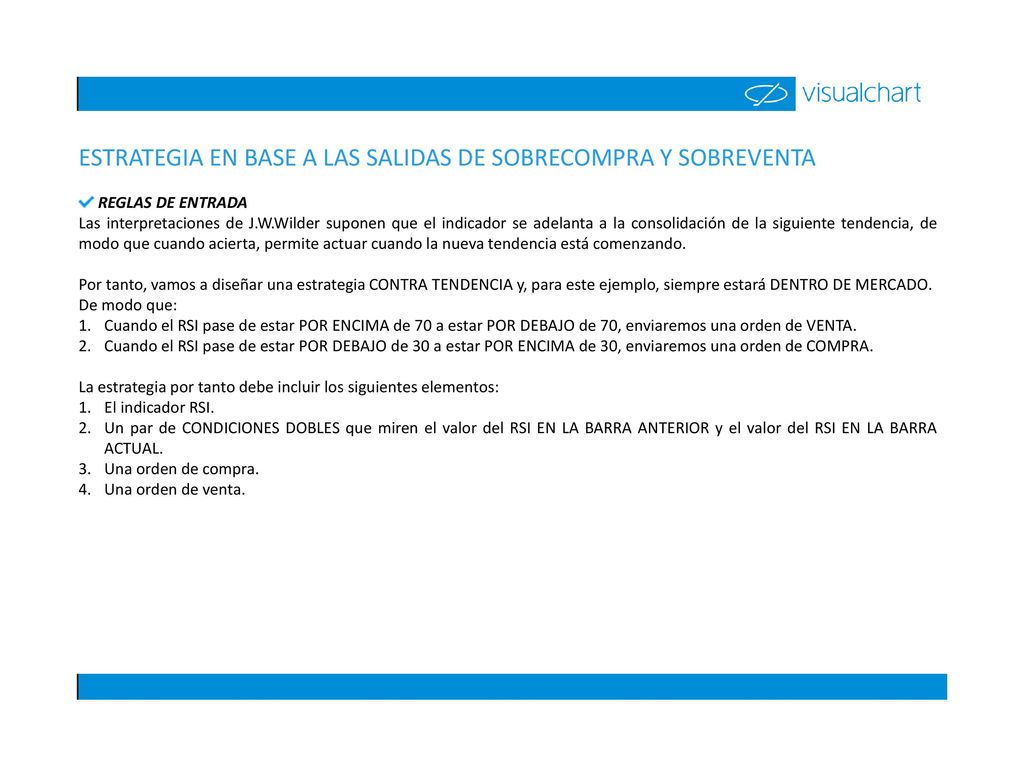 ESTRATEGIA EN BASE A LAS SALIDAS DE SOBRECOMPRA Y SOBREVENTA