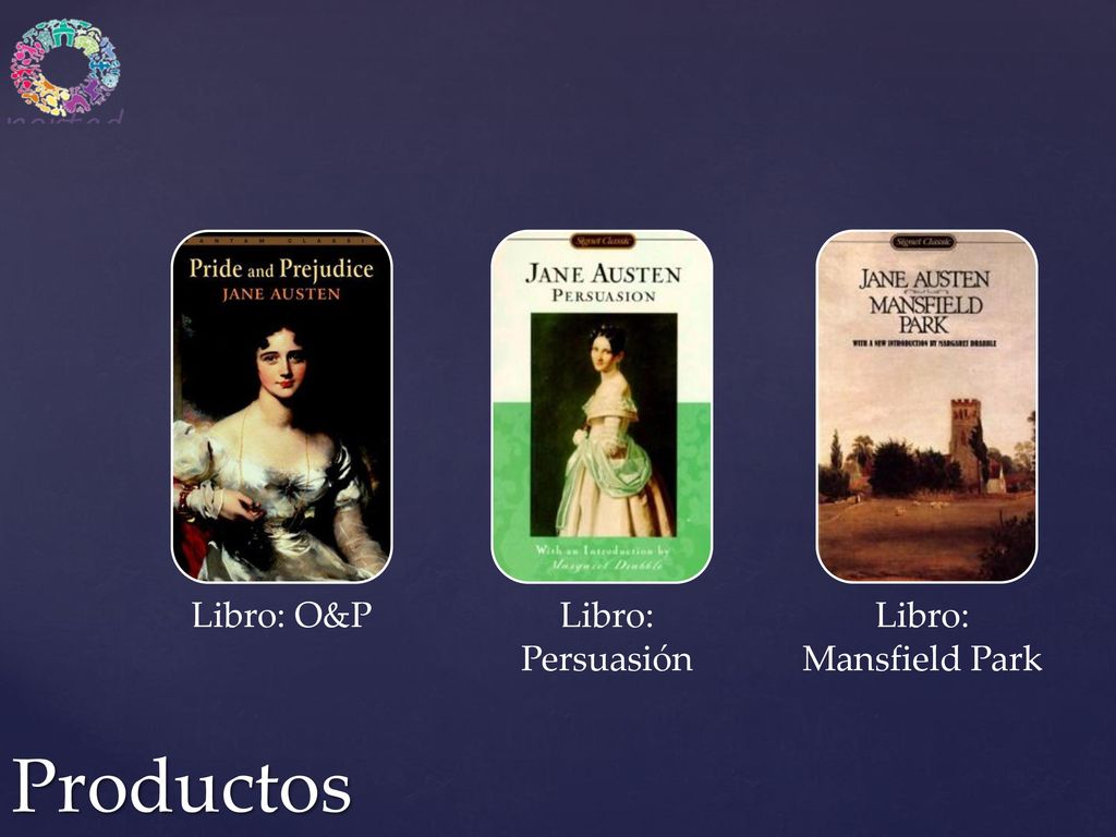 Libro: O&P Libro: Persuasión Libro: Mansfield Park Productos