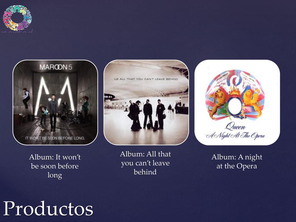 Productos Album: It won’t be soon before long