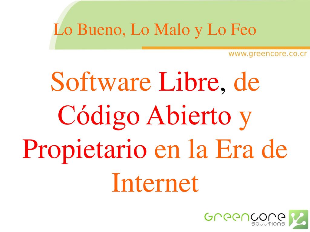 Software Libre, de Código Abierto y Propietario en la Era de Internet