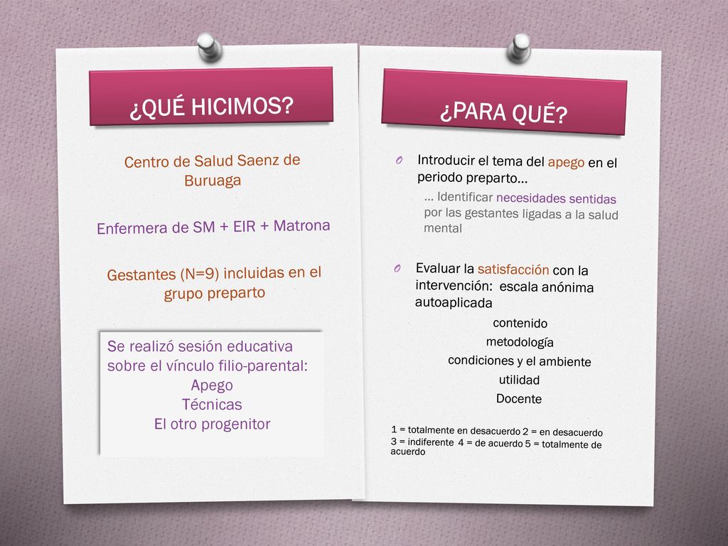 ¿QUÉ HICIMOS ¿PARA QUÉ Centro de Salud Saenz de Buruaga