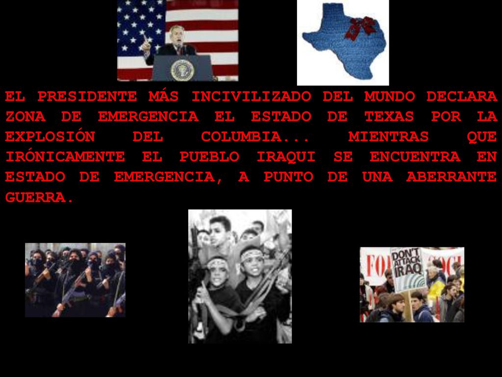 EL PRESIDENTE MÁS INCIVILIZADO DEL MUNDO DECLARA ZONA DE EMERGENCIA EL ESTADO DE TEXAS POR LA EXPLOSIÓN DEL COLUMBIA...