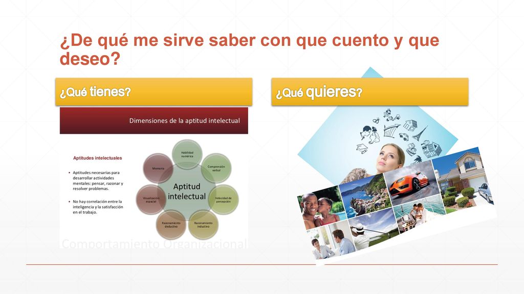 ¿De qué me sirve saber con que cuento y que deseo