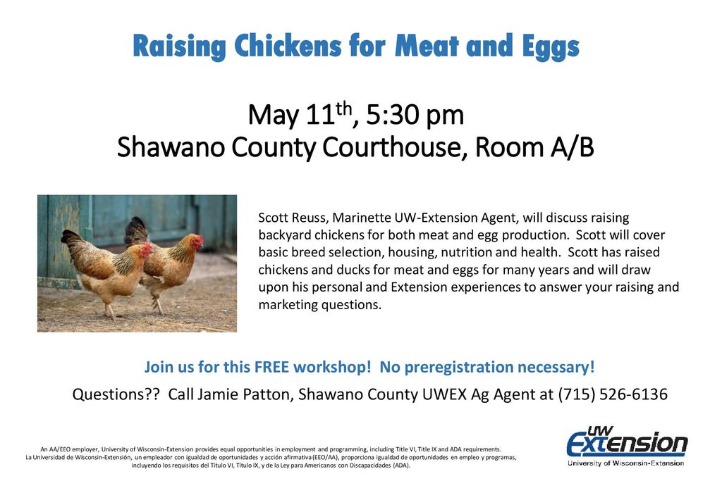 Join us for this FREE workshop! No preregistration necessary!