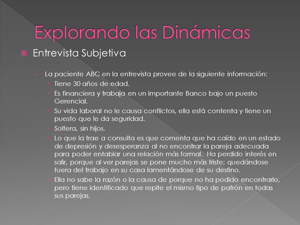 Explorando las Dinámicas