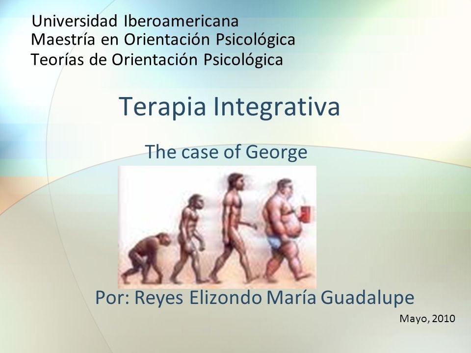 The case of George Por: Reyes Elizondo María Guadalupe