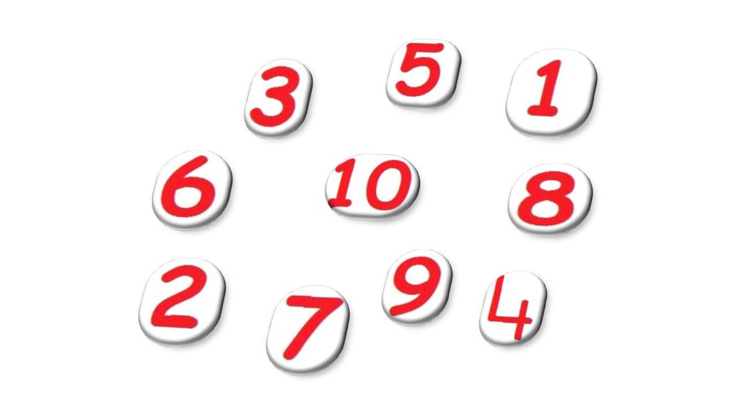 I will call out numbers randomly and a student will come up and point